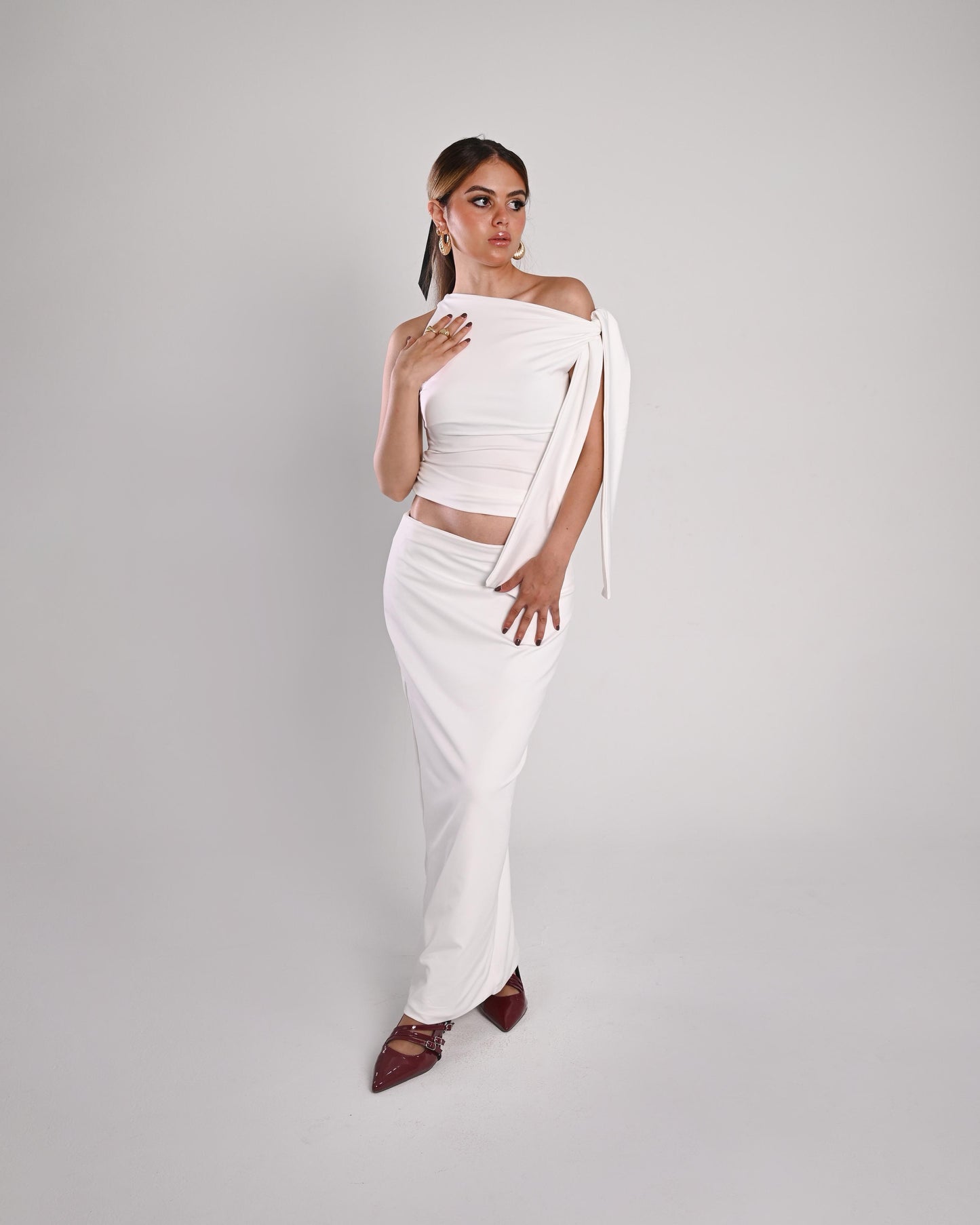 Contouring Maxi Skirt