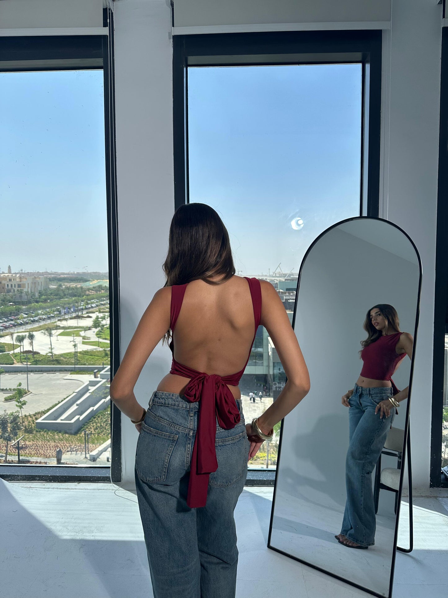 backless bow top🎀
